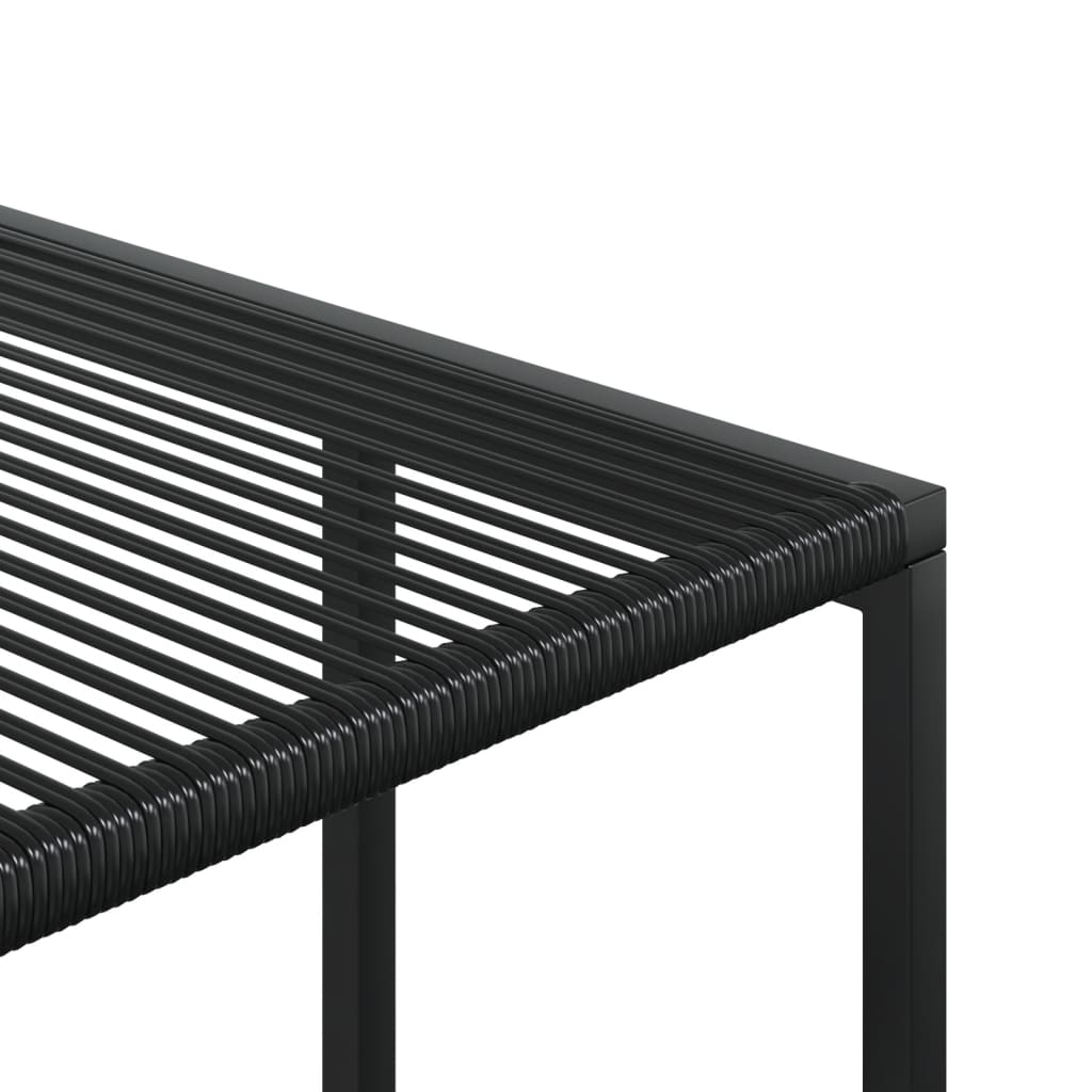 11-delige Tuinset poly rattan zwart is nu te koop bij PeponiXL, paradijselijk wonen!