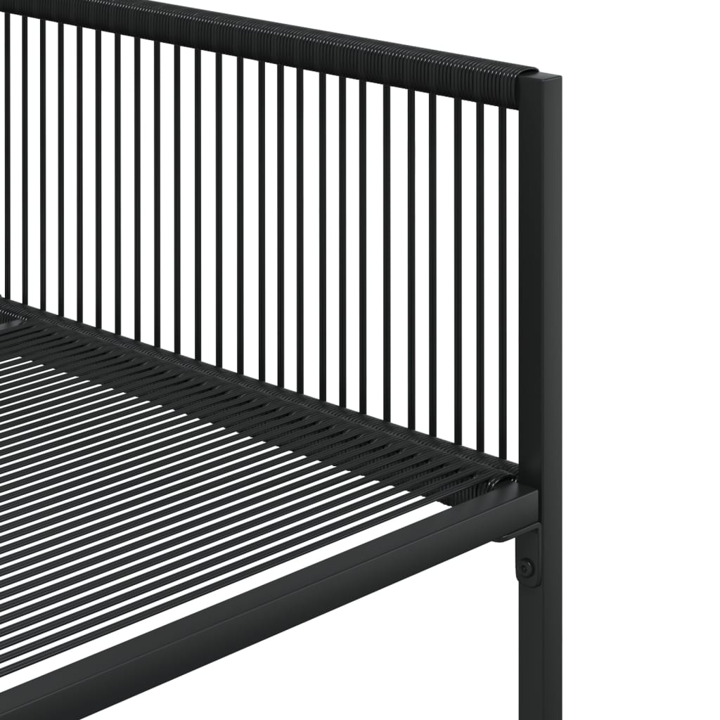 5-delige Tuinset poly rattan zwart is nu te koop bij PeponiXL, paradijselijk wonen!