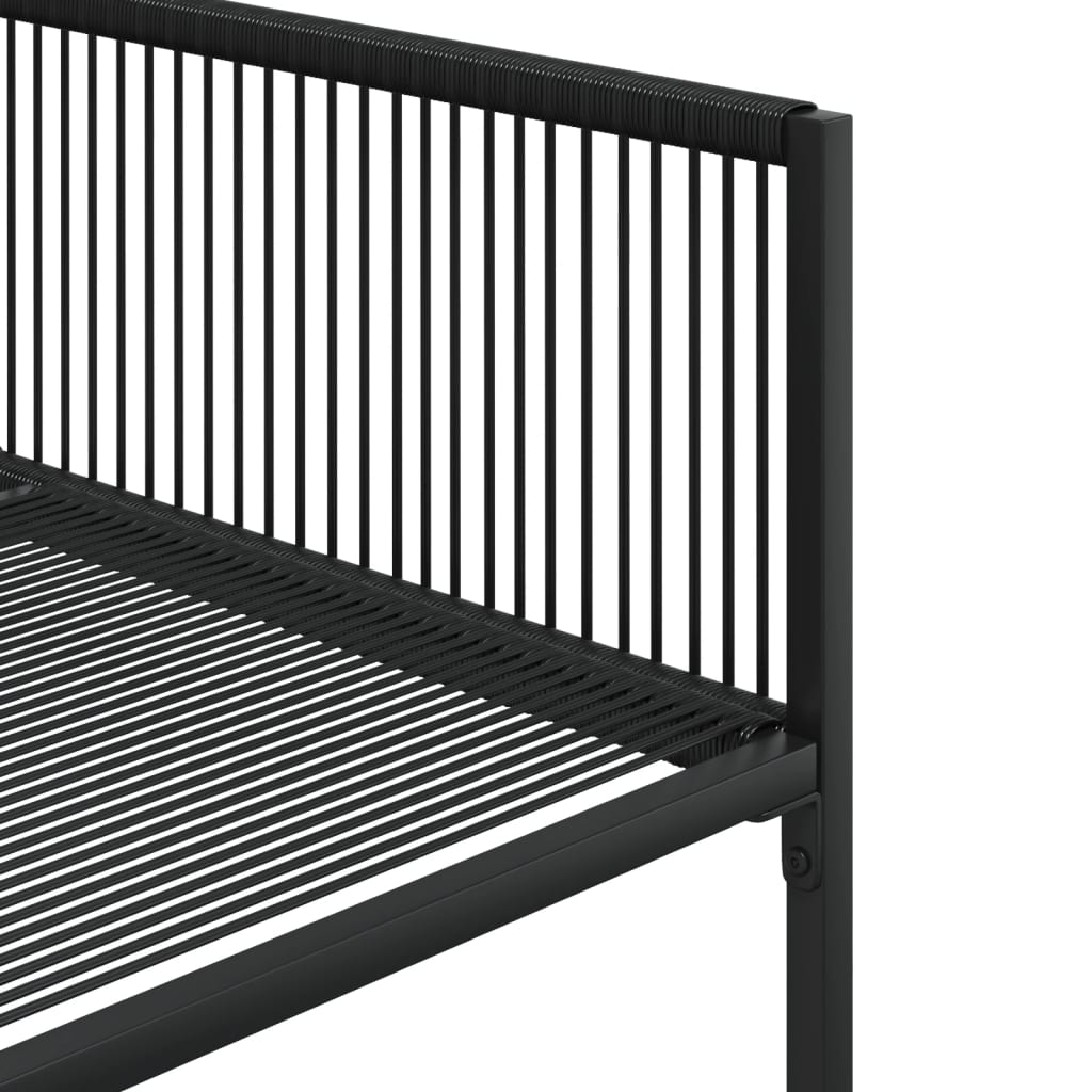 11-delige Tuinset poly rattan zwart is nu te koop bij PeponiXL, paradijselijk wonen!