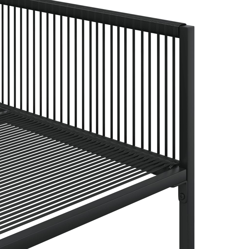 11-delige Tuinset poly rattan zwart is nu te koop bij PeponiXL, paradijselijk wonen!