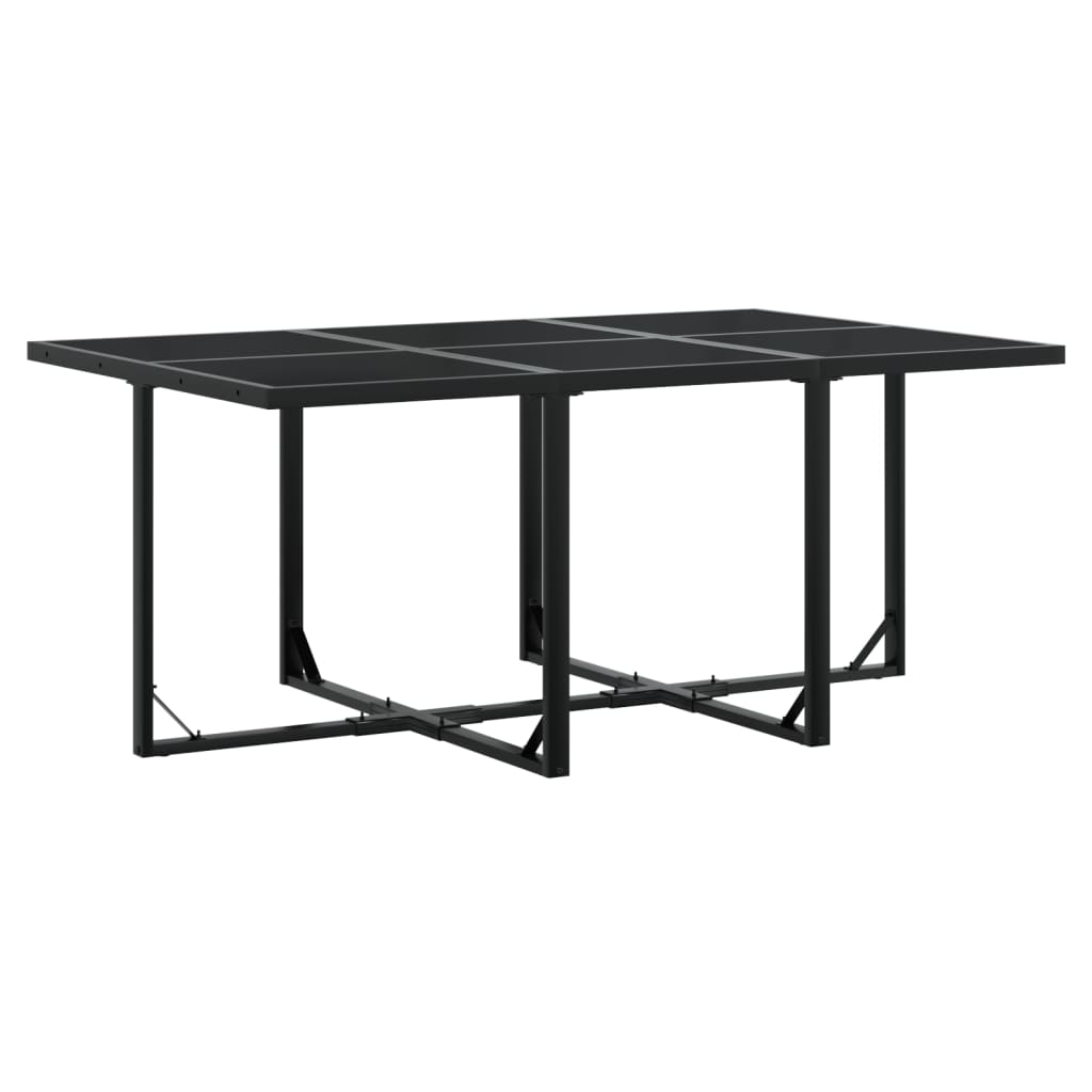 11-delige Tuinset met kussens poly rattan zwart is nu te koop bij PeponiXL, paradijselijk wonen!