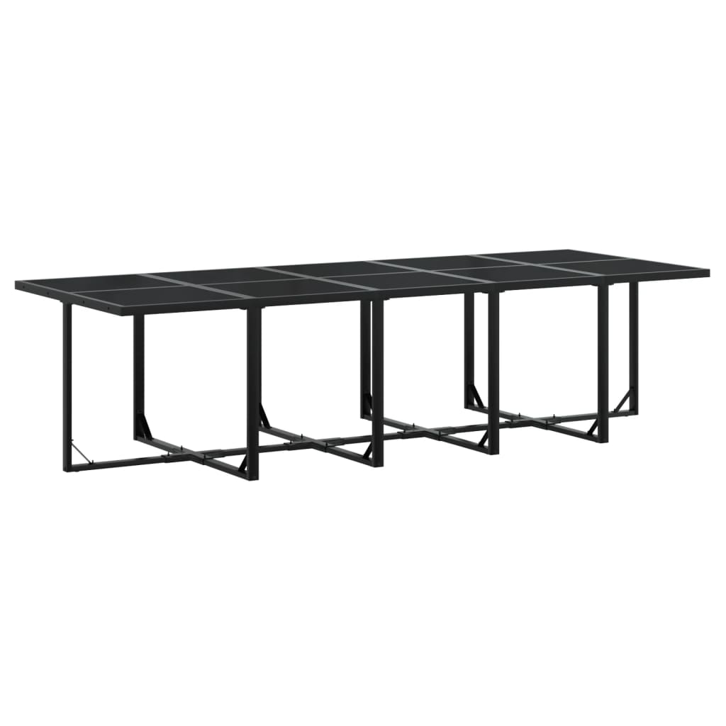 15-delige Tuinset met kussens poly rattan zwart is nu te koop bij PeponiXL, paradijselijk wonen!