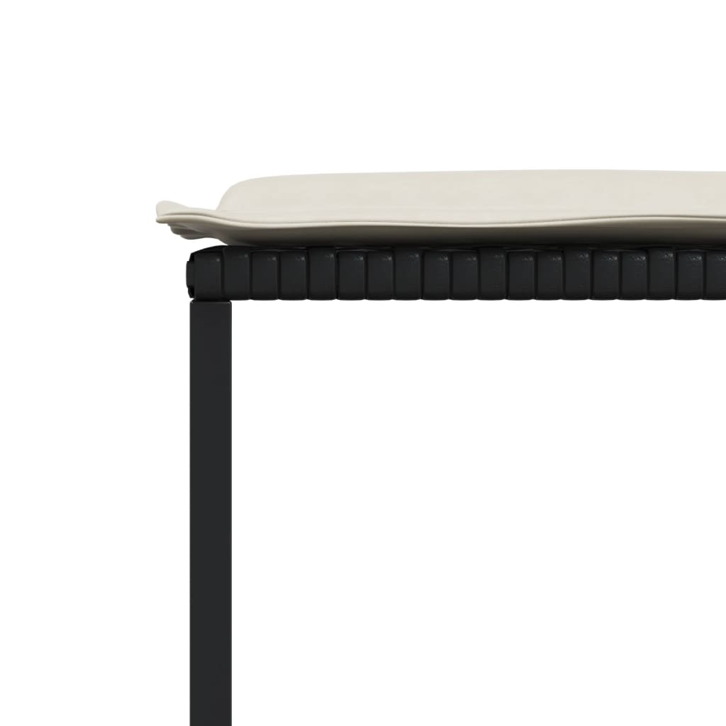 13-delige Tuinset met kussens poly rattan zwart is nu te koop bij PeponiXL, paradijselijk wonen!