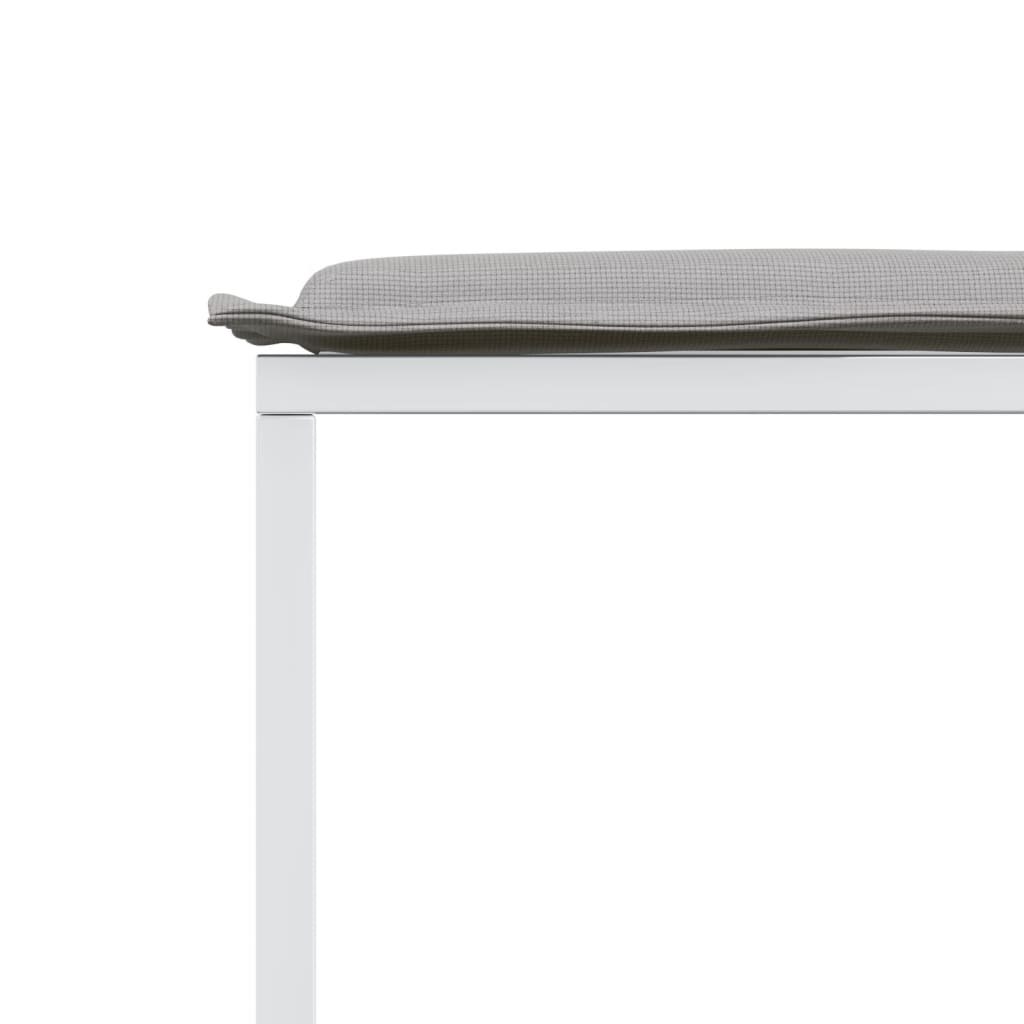 9-delige Tuinset met kussens textileen wit is nu te koop bij PeponiXL, paradijselijk wonen!