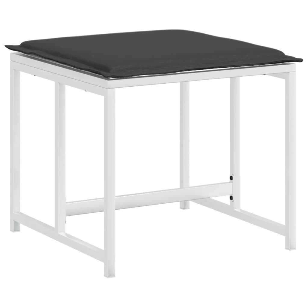 15-delige Tuinset met kussens textileen wit is nu te koop bij PeponiXL, paradijselijk wonen!