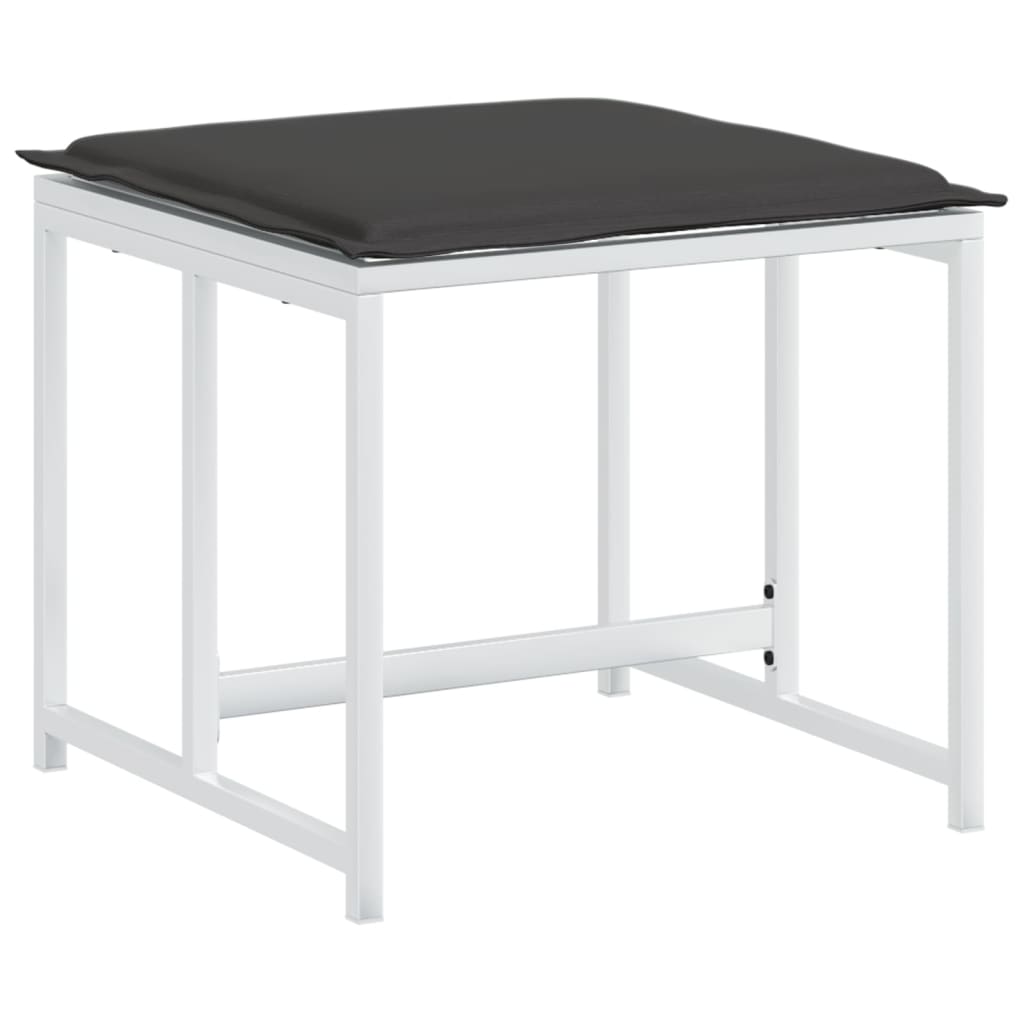 17-delige Tuinset met kussens textileen wit is nu te koop bij PeponiXL, paradijselijk wonen!