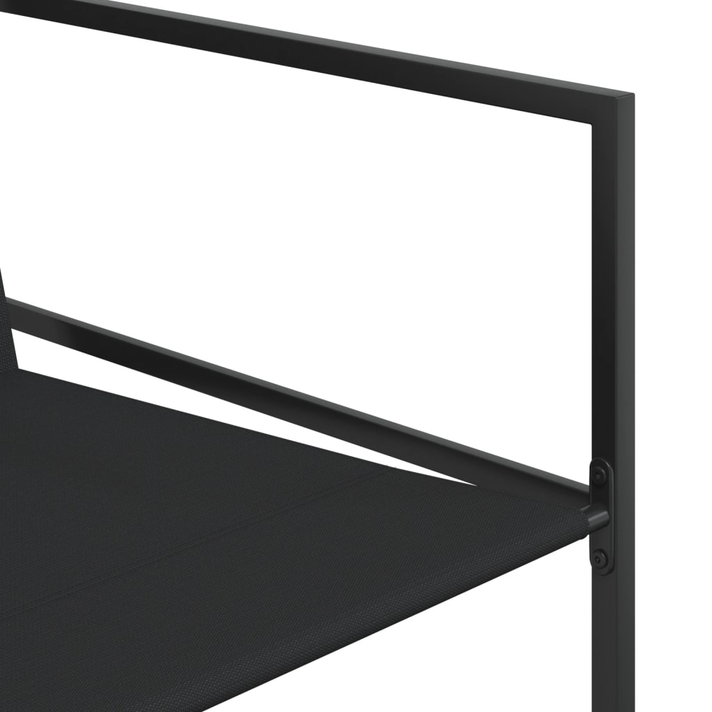 7-delige Tuinset textileen zwart is nu te koop bij PeponiXL, paradijselijk wonen!