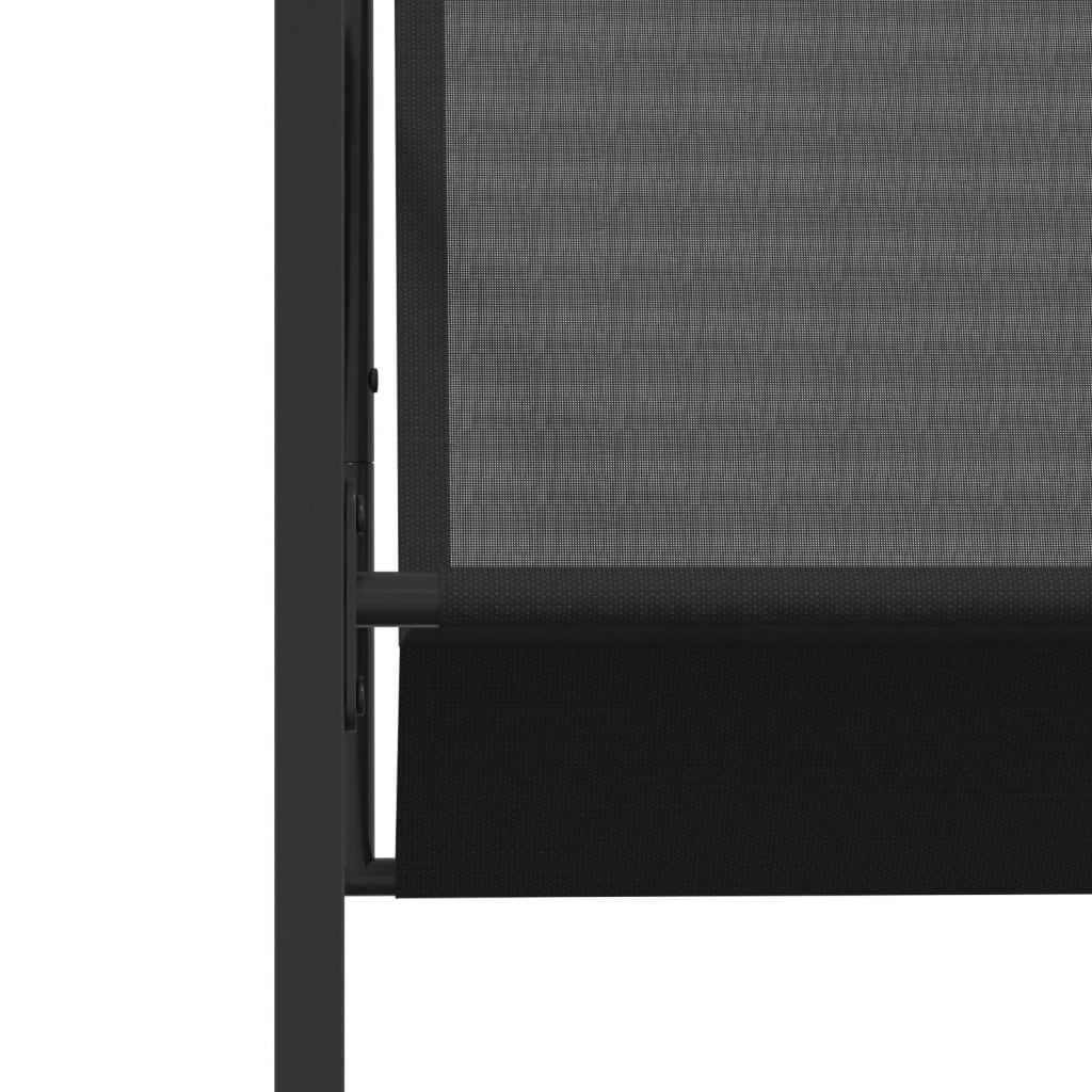 11-delige Tuinset textileen zwart is nu te koop bij PeponiXL, paradijselijk wonen!