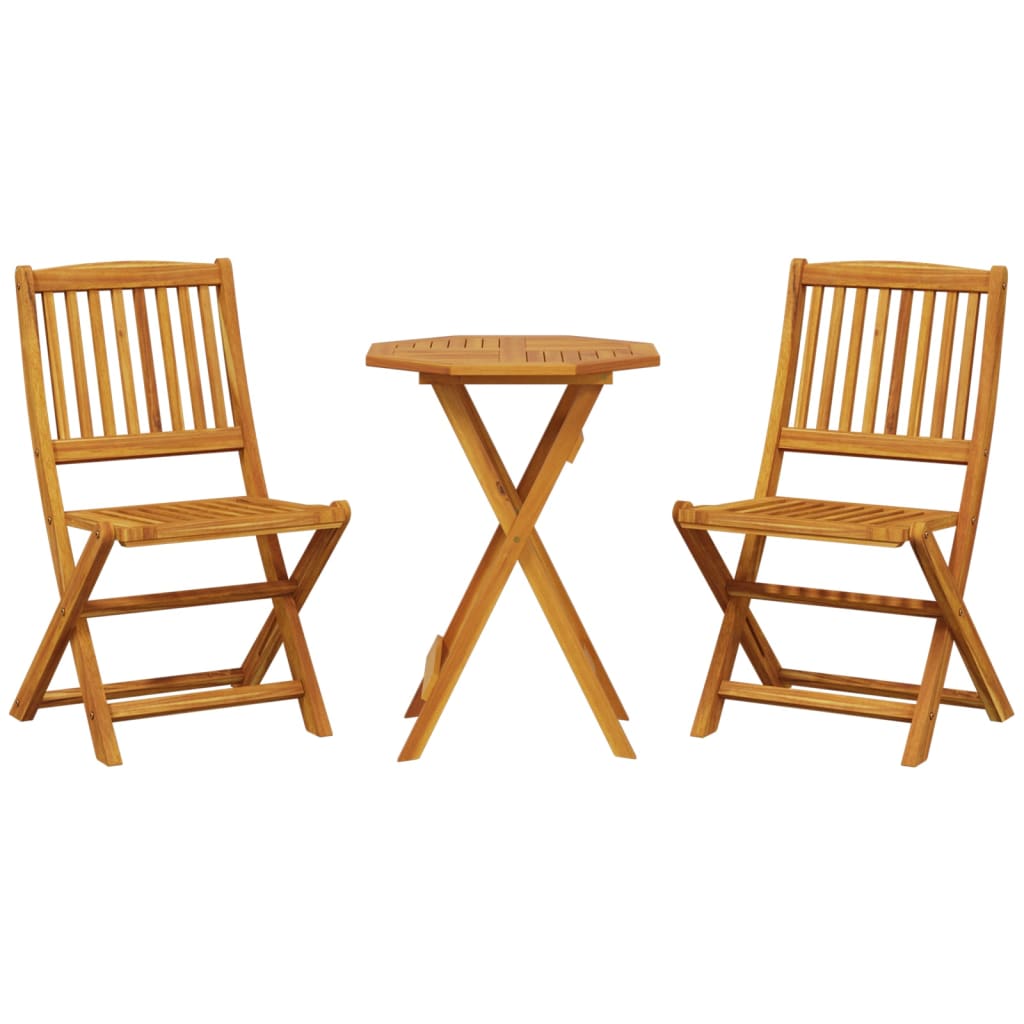 3-delige Bistroset inklapbaar massief acaciahout is nu te koop bij PeponiXL, paradijselijk wonen!