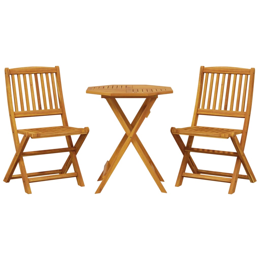 3-delige Bistroset inklapbaar massief acaciahout is nu te koop bij PeponiXL, paradijselijk wonen!