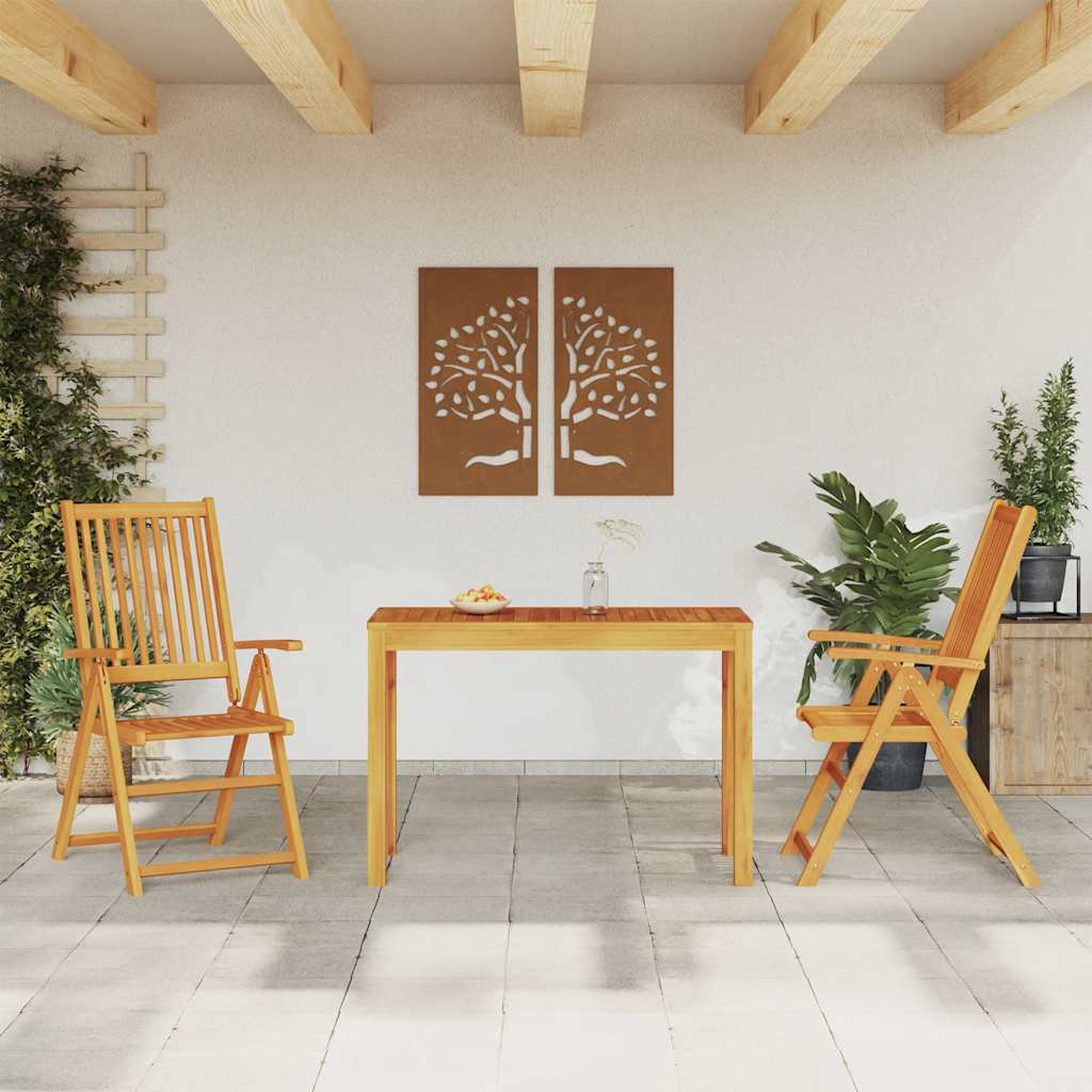 3-delige Tuinset massief acaciahout is nu te koop bij PeponiXL, paradijselijk wonen!