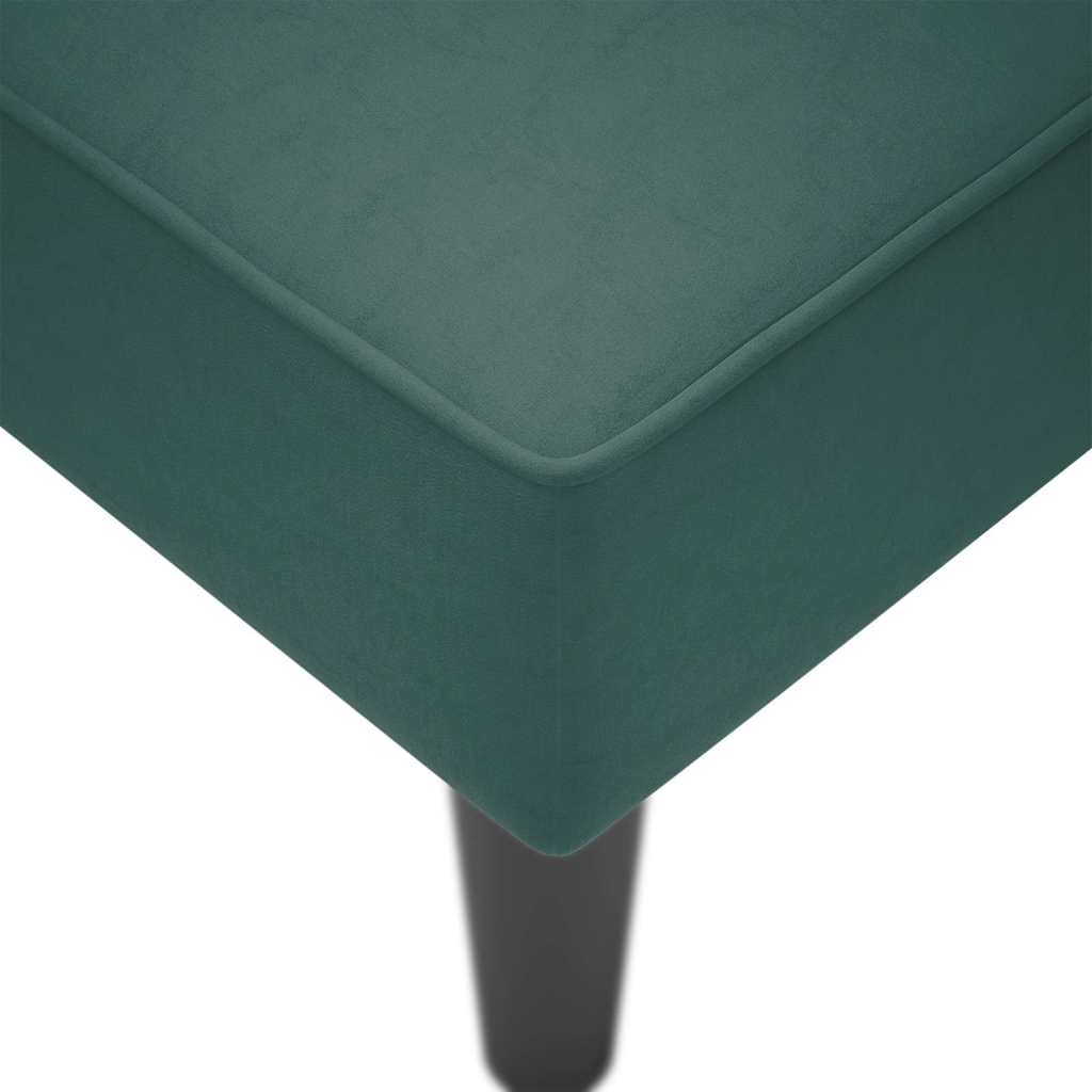 Chaise longue met rechterarmleuning fluweel donkergroen is nu te koop bij PeponiXL, paradijselijk wonen!