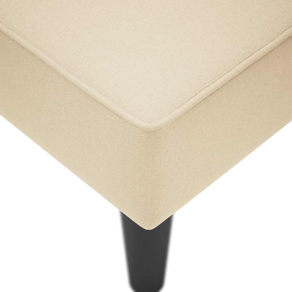 Chaise longue met rechterarmleuning stof crèmekleurig is nu te koop bij PeponiXL, paradijselijk wonen!