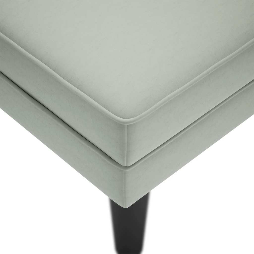 Chaise longue met kussen & rechterarmleuning fluweel lichtgrijs is nu te koop bij PeponiXL, paradijselijk wonen!