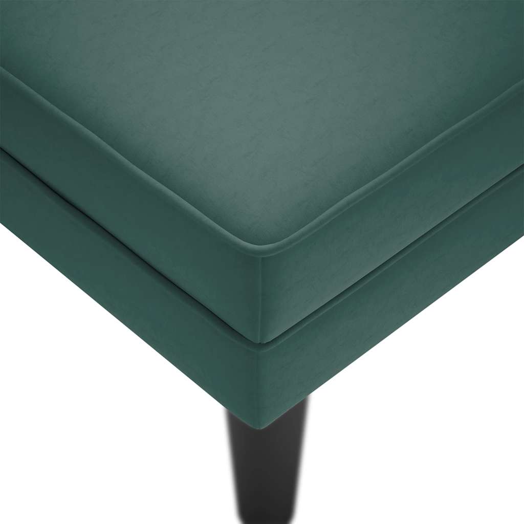 Chaise longue met kussen&rechterarmleuning fluweel donkergroen is nu te koop bij PeponiXL, paradijselijk wonen!