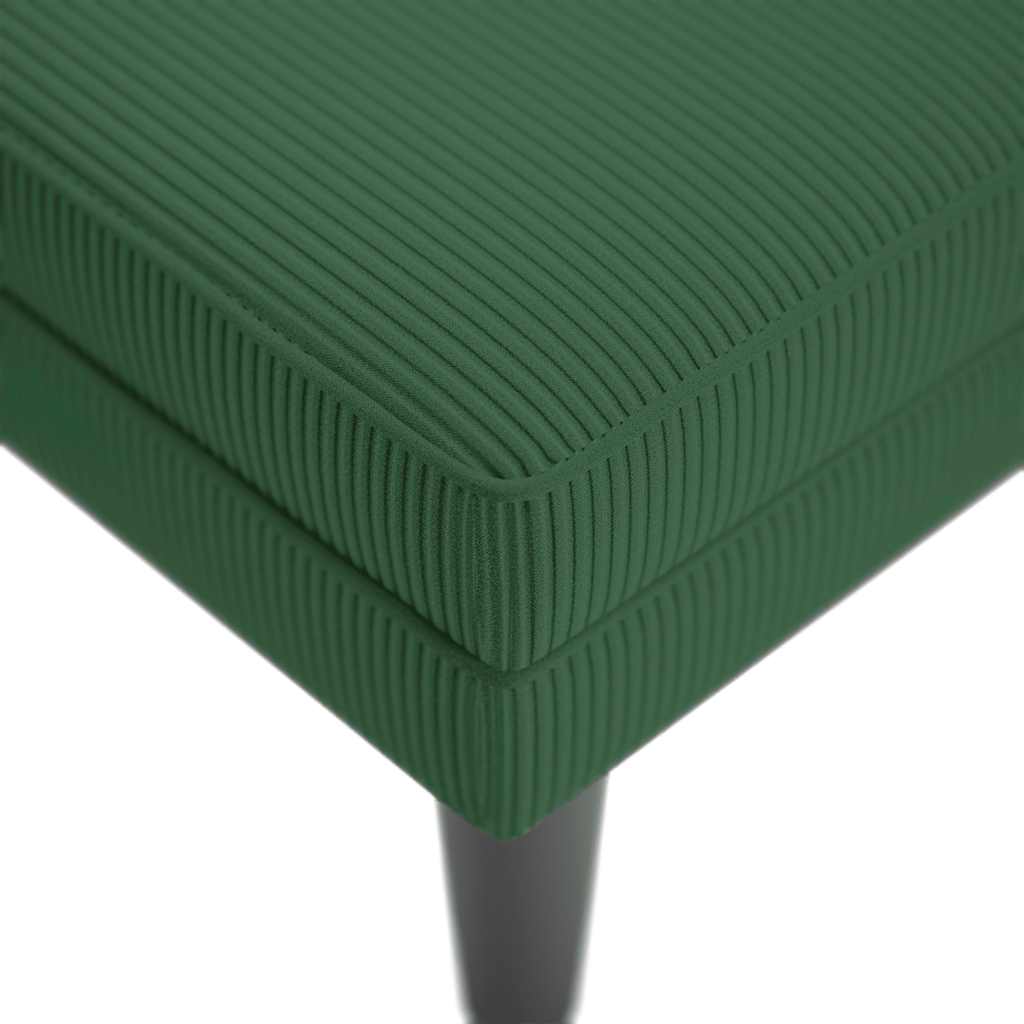Chaise longue met kussen corduroy stof donkergroen is nu te koop bij PeponiXL, paradijselijk wonen!