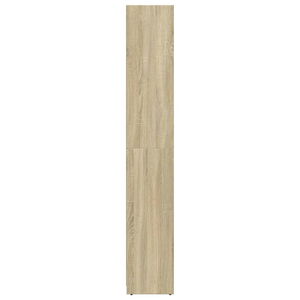 Badkamerkast 30x30x183,5 cm spaanplaat sonoma eikenkleurig is nu te koop bij PeponiXL, paradijselijk wonen!