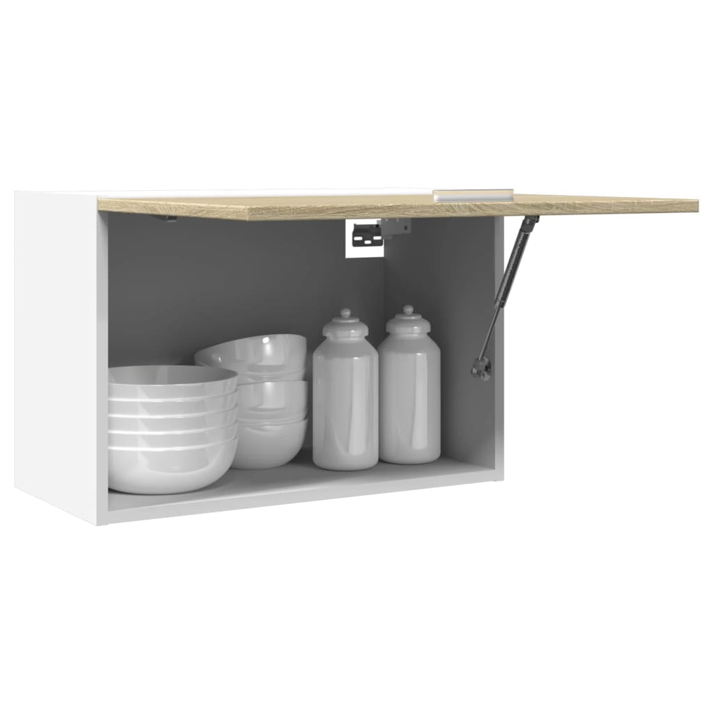 Bovenkast Lyon 60x31x40 cm bewerkt hout sonoma eikenkleurig is nu te koop bij PeponiXL, paradijselijk wonen!