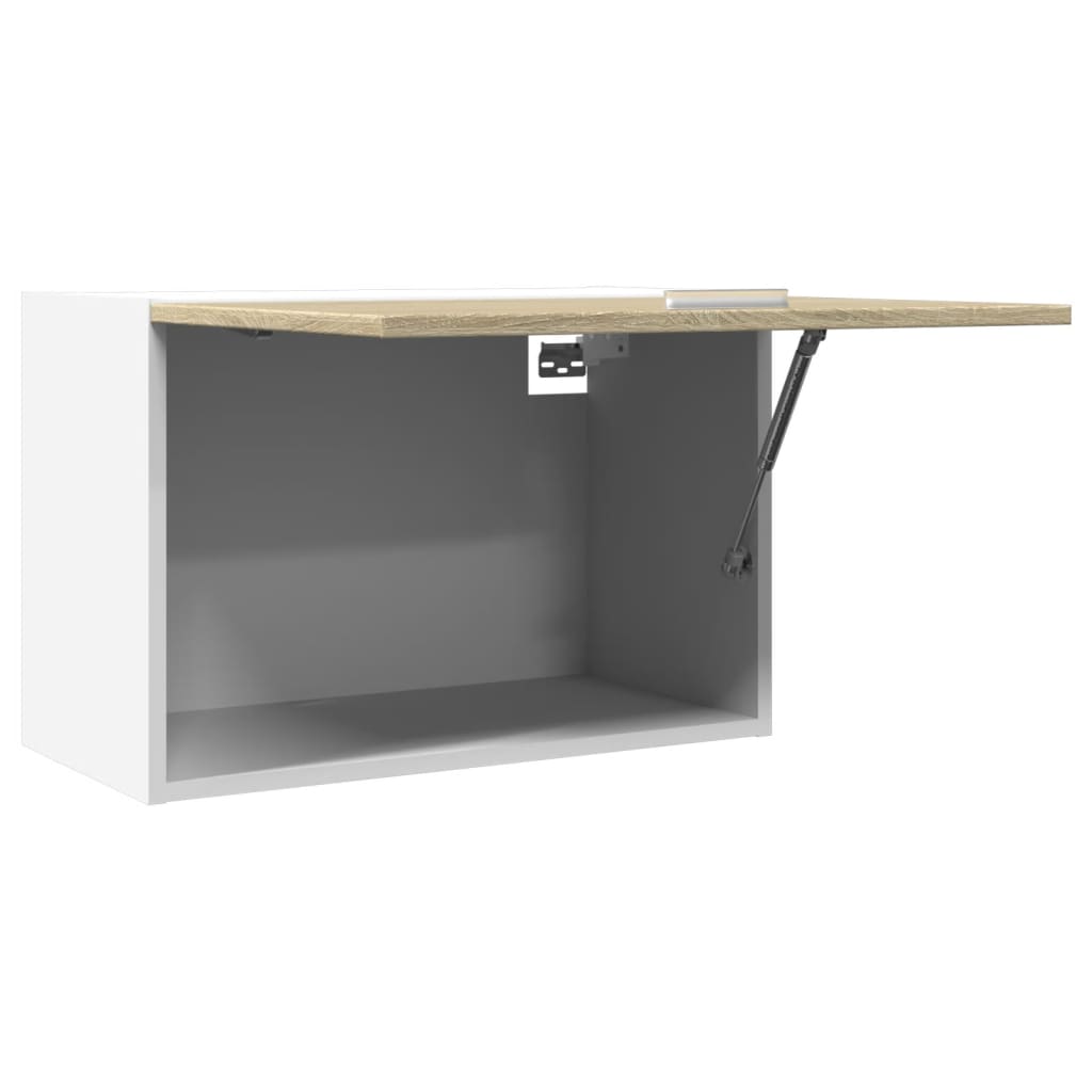 Bovenkast Lyon 60x31x40 cm bewerkt hout sonoma eikenkleurig is nu te koop bij PeponiXL, paradijselijk wonen!