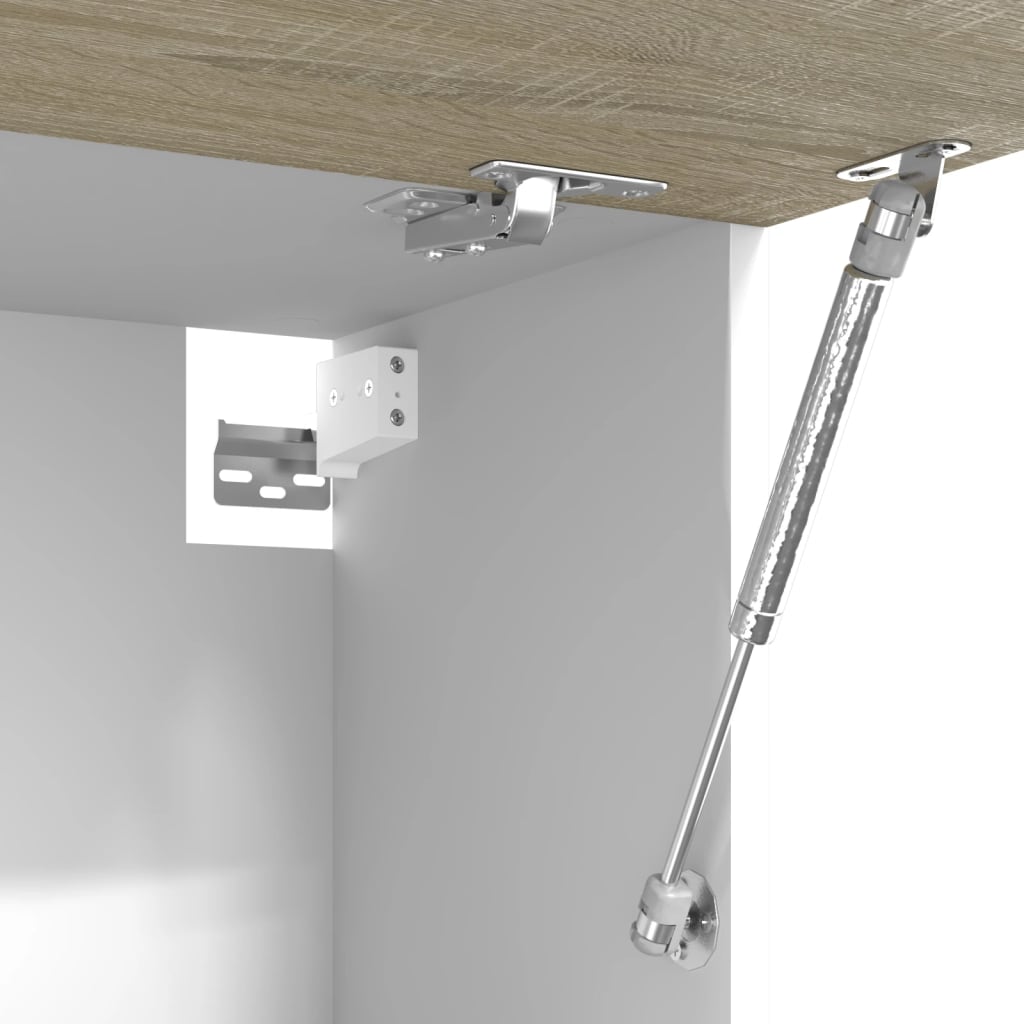 Bovenkast Lyon 60x31x40 cm bewerkt hout sonoma eikenkleurig is nu te koop bij PeponiXL, paradijselijk wonen!