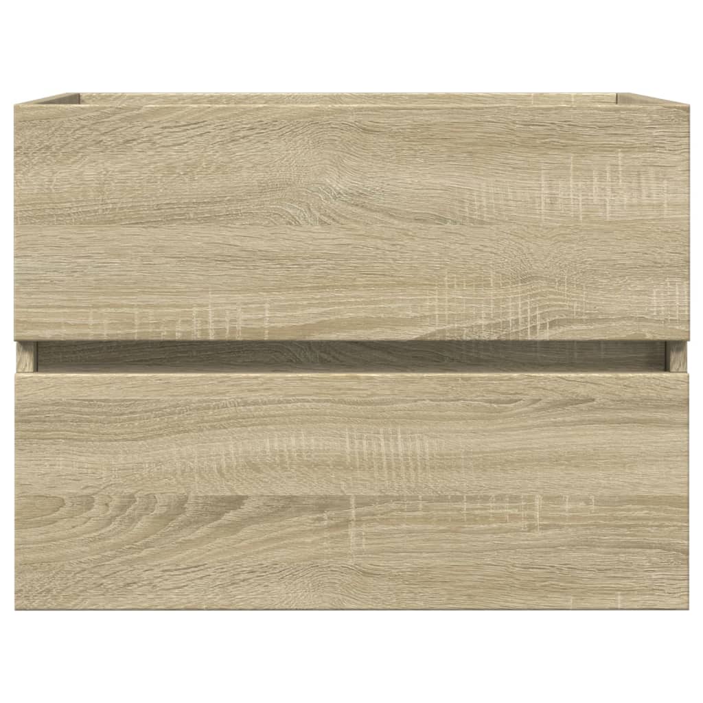 Wastafelkast 60x38,5x45 cm spaanplaat sonoma eikenkleurig is nu te koop bij PeponiXL, paradijselijk wonen!