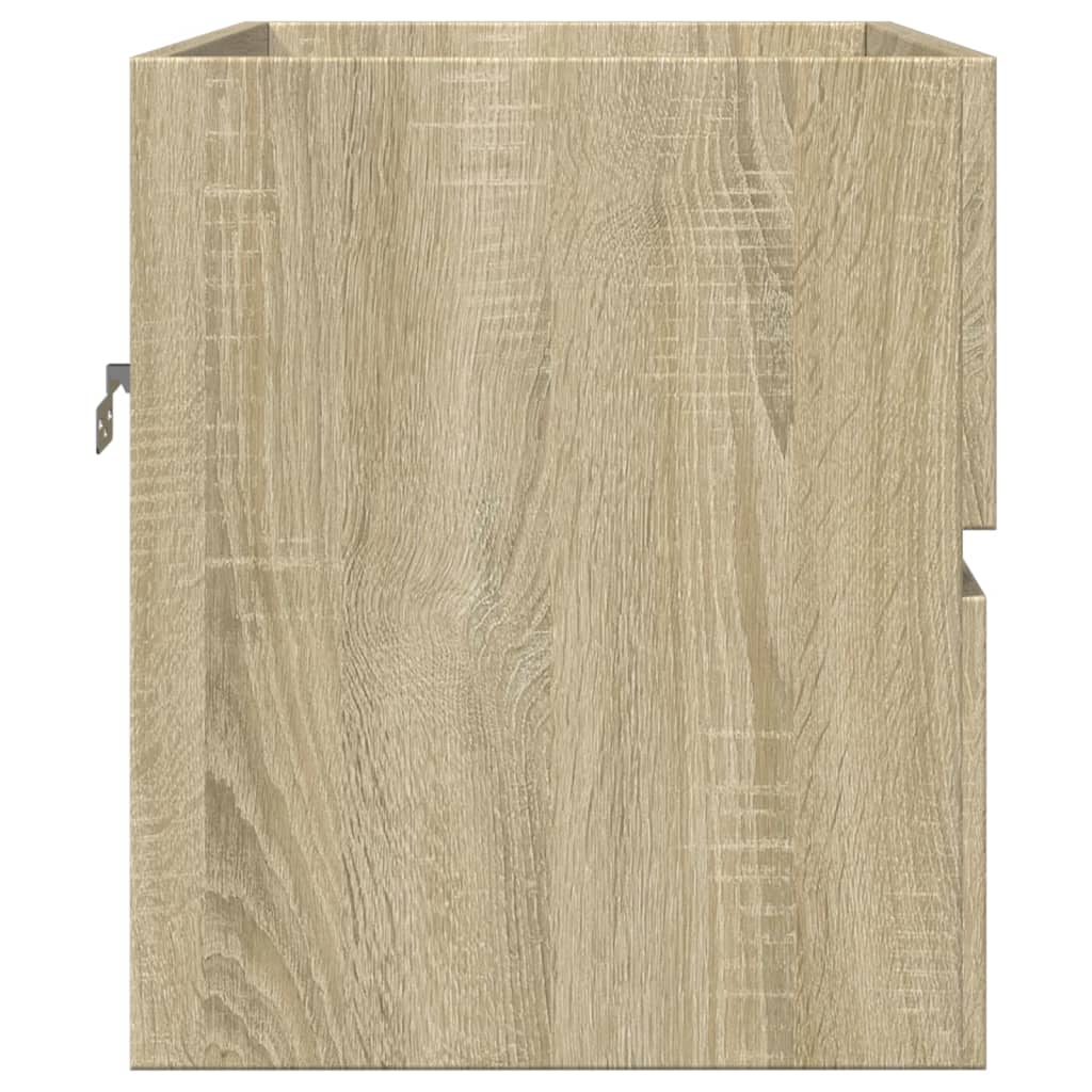 Wastafelkast 60x38,5x45 cm spaanplaat sonoma eikenkleurig is nu te koop bij PeponiXL, paradijselijk wonen!