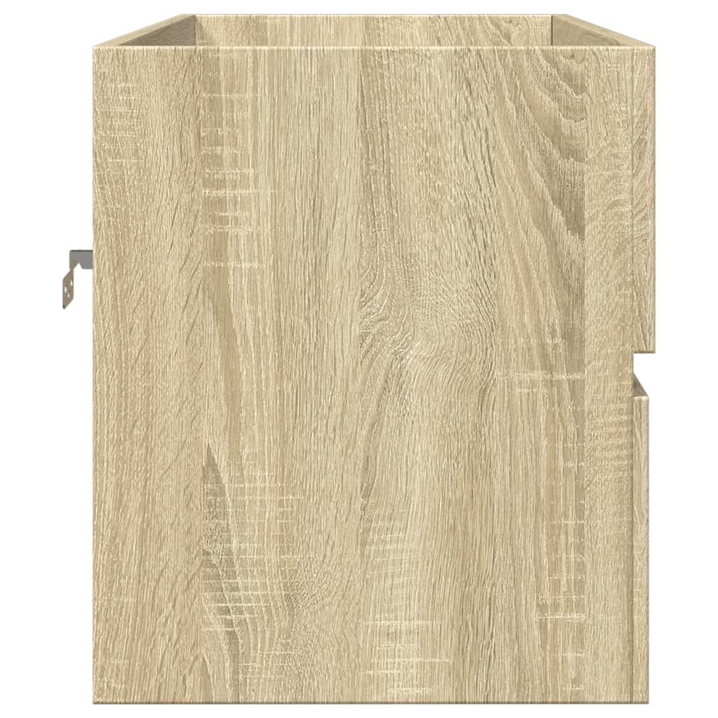 Wastafelkast 80x38,5x45 cm spaanplaat sonoma eikenkleurig is nu te koop bij PeponiXL, paradijselijk wonen!