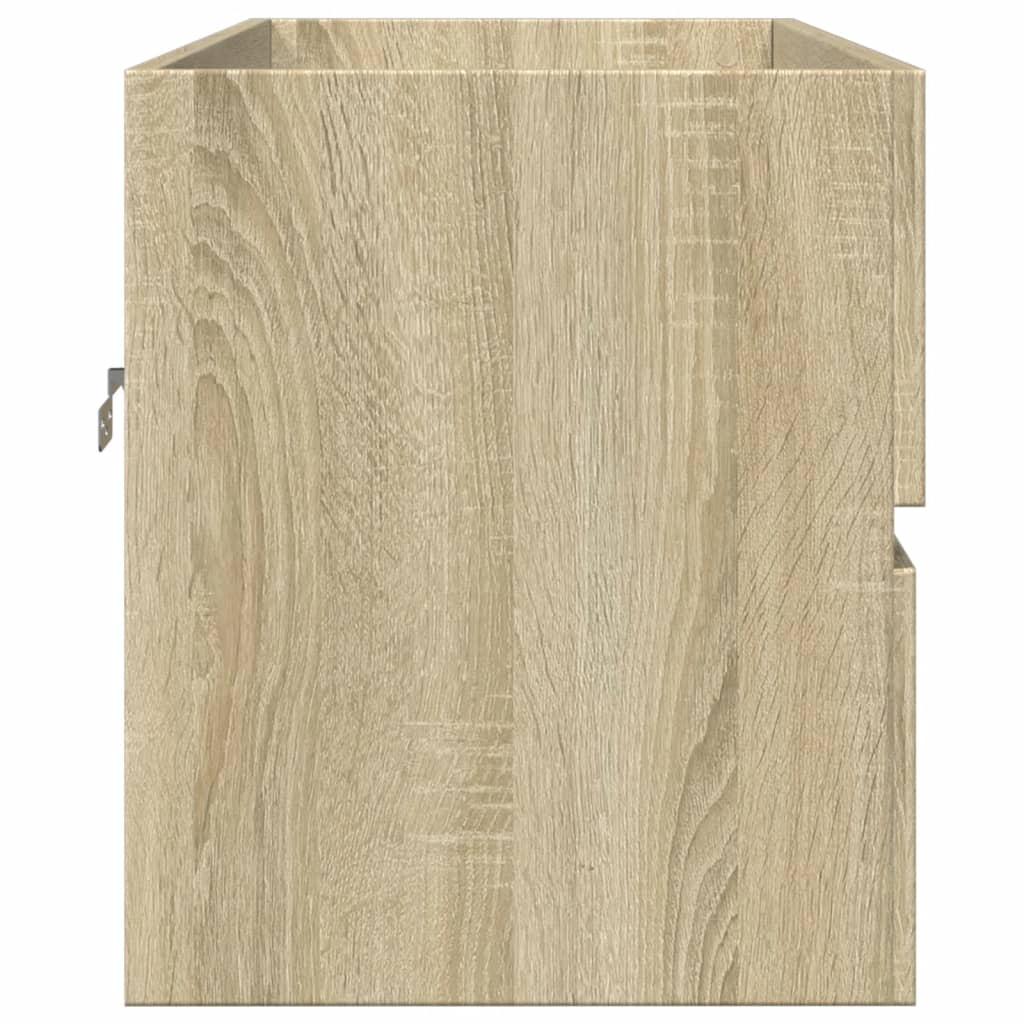 Wastafelkast 90x38,5x45 cm spaanplaat sonoma eikenkleurig is nu te koop bij PeponiXL, paradijselijk wonen!