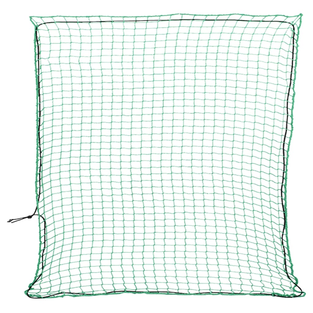 Aanhangwagennet elastisch touw 3x3 m polypropeen groen is nu te koop bij PeponiXL, paradijselijk wonen!