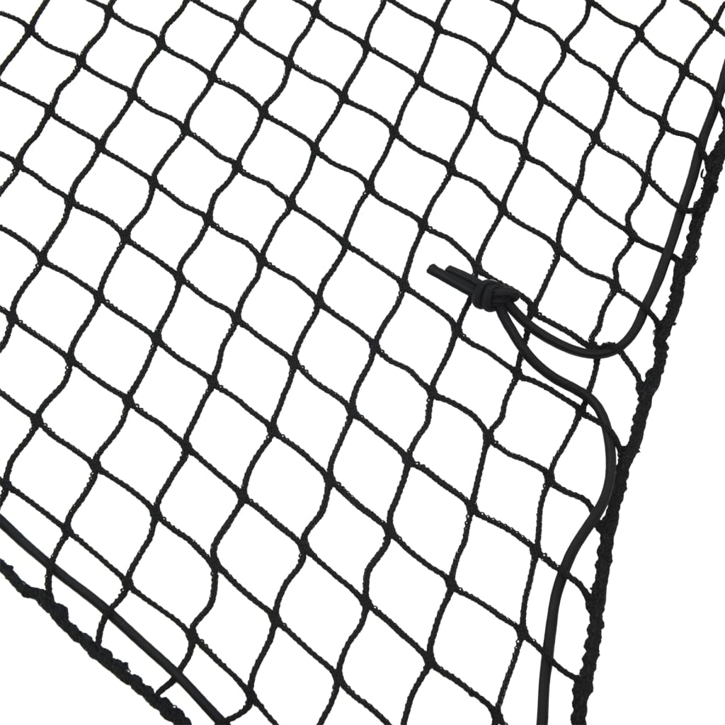 Aanhangwagennet elastisch touw 3x2,5 m polypropeen zwart is nu te koop bij PeponiXL, paradijselijk wonen!