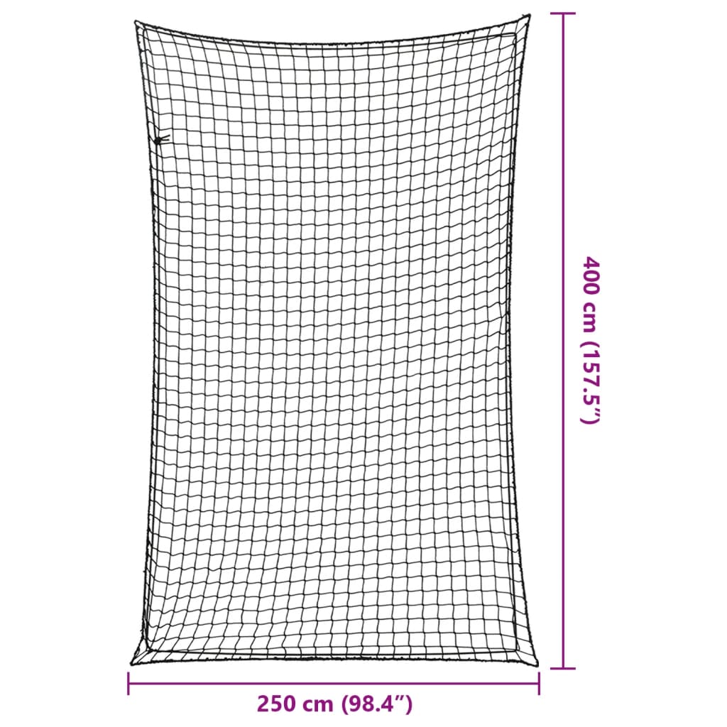 Aanhangwagennet elastisch touw 4x2,5 m polypropeen zwart is nu te koop bij PeponiXL, paradijselijk wonen!