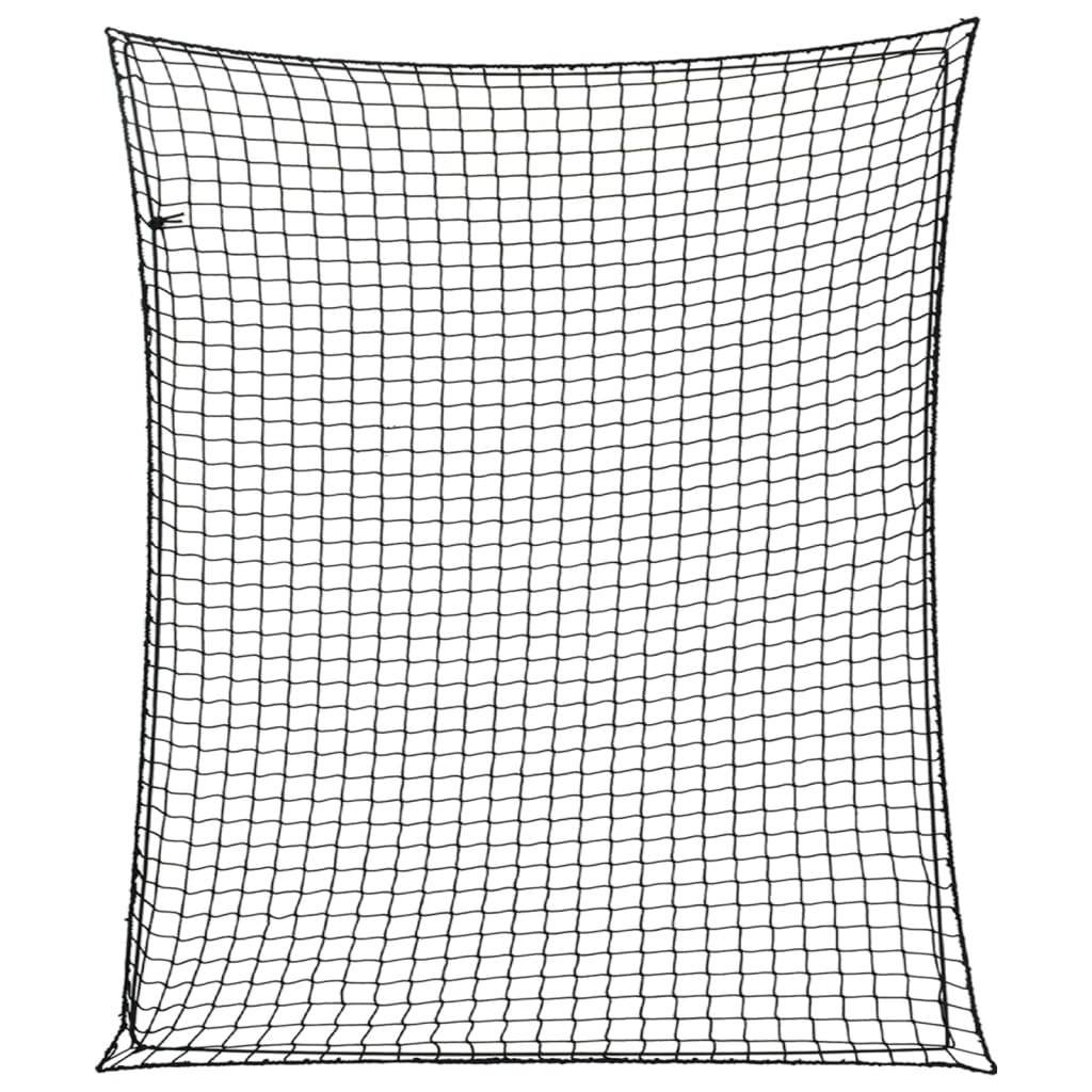 Aanhangwagennet elastisch touw 3,5x3 m polypropeen zwart is nu te koop bij PeponiXL, paradijselijk wonen!
