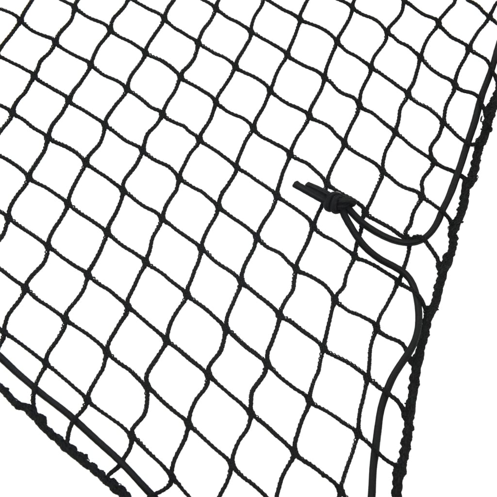 Aanhangwagennet elastisch touw 3,5x3 m polypropeen zwart is nu te koop bij PeponiXL, paradijselijk wonen!