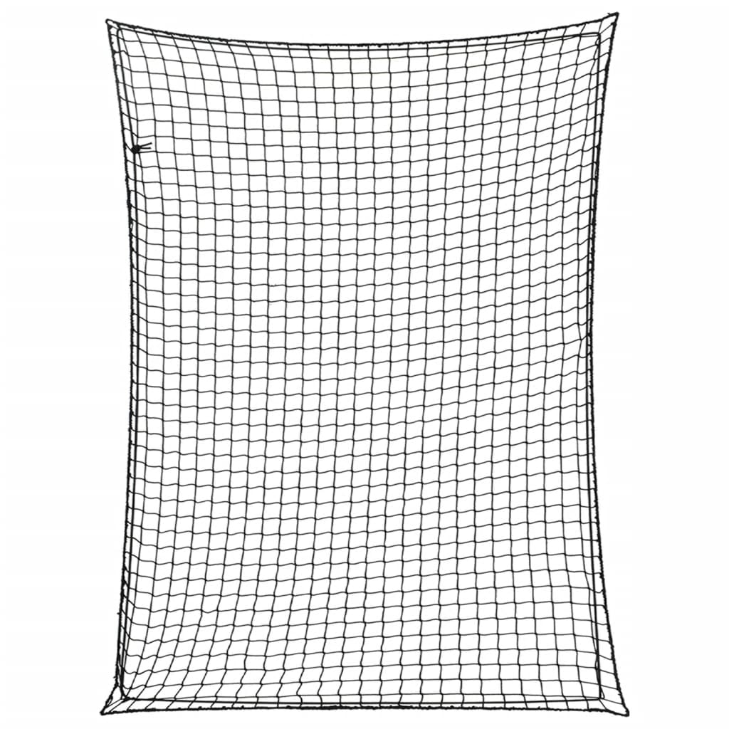 Aanhangwagennet elastisch touw 4x3 m polypropeen zwart is nu te koop bij PeponiXL, paradijselijk wonen!