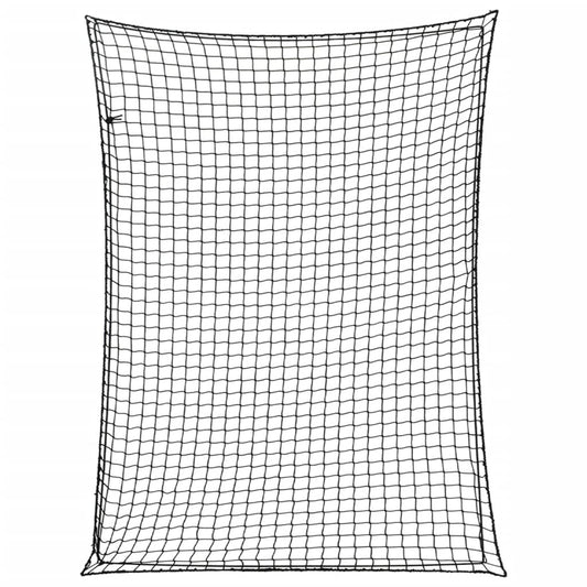 Aanhangwagennet elastisch touw 4x3 m polypropeen zwart is nu te koop bij PeponiXL, paradijselijk wonen!