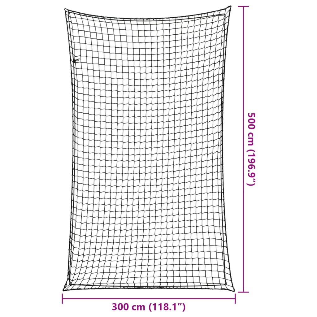 Aanhangwagennet elastisch touw 5x3 m polypropeen zwart is nu te koop bij PeponiXL, paradijselijk wonen!