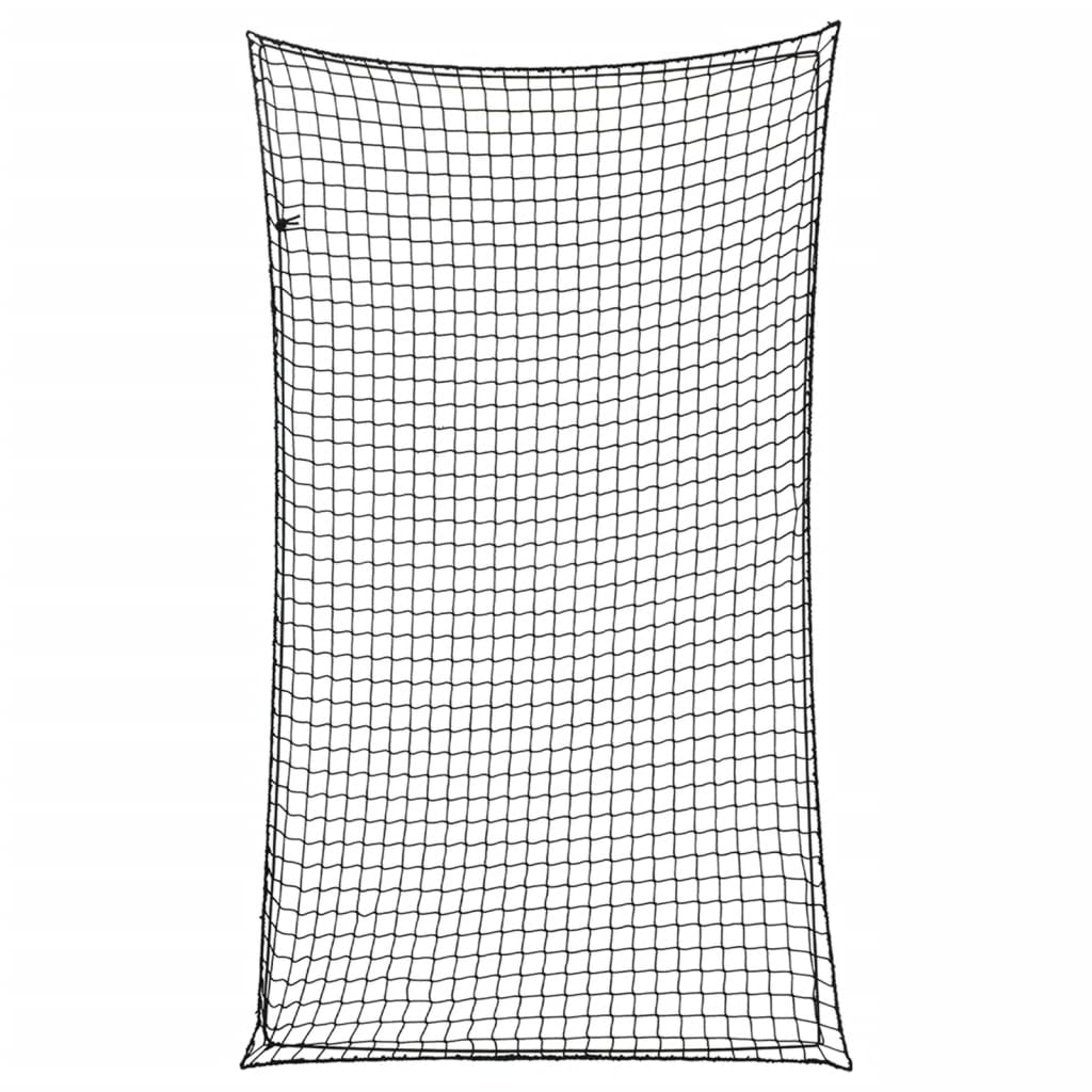 Aanhangwagennet elastisch touw 6x3,5 m polypropeen zwart is nu te koop bij PeponiXL, paradijselijk wonen!