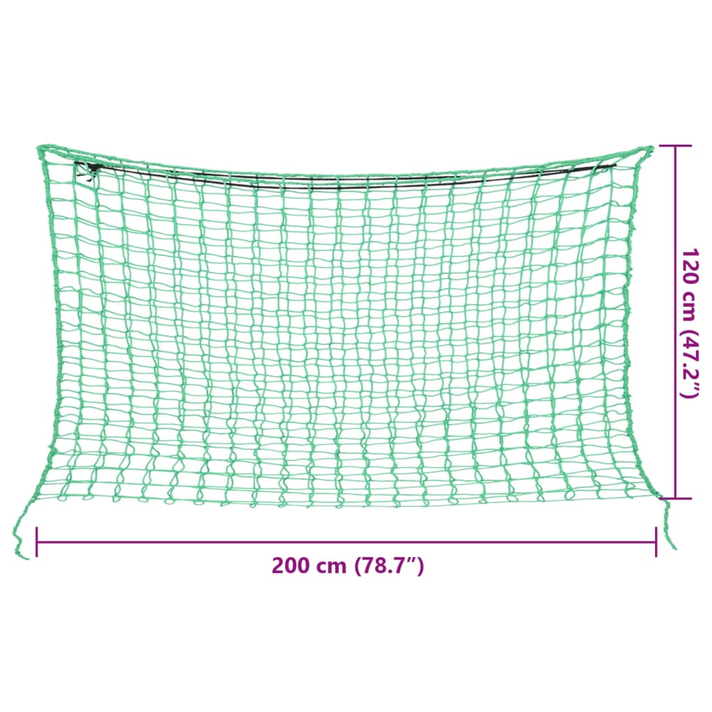 Hooinetten 2 st 200x120 cm rechthoekig polypropeen groen is nu te koop bij PeponiXL, paradijselijk wonen!