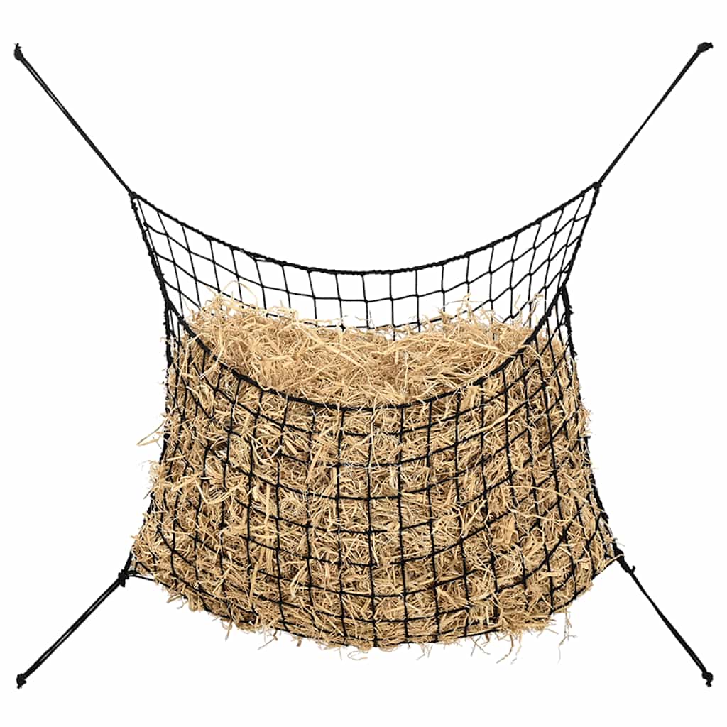 Hooinetten 2 st 200x120 cm rechthoekig polypropeen zwart is nu te koop bij PeponiXL, paradijselijk wonen!