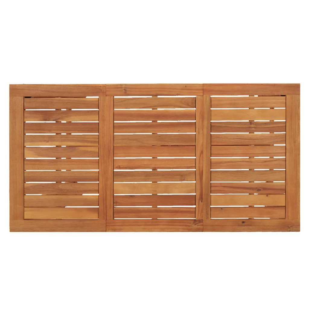 5-delige Tuinbarset massief acaciahout en poly rattan zwart is nu te koop bij PeponiXL, paradijselijk wonen!
