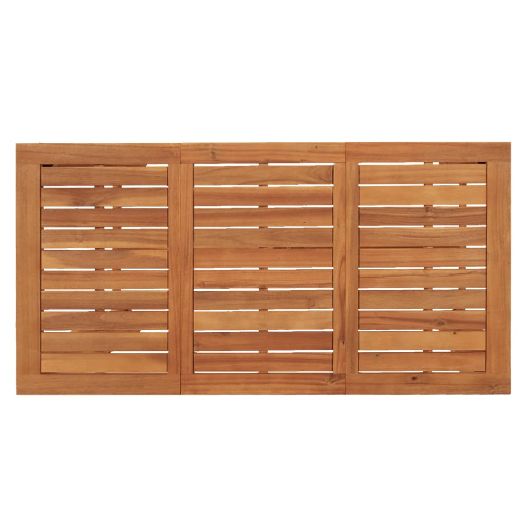 5-delige Tuinbarset massief acaciahout en poly rattan grijs is nu te koop bij PeponiXL, paradijselijk wonen!