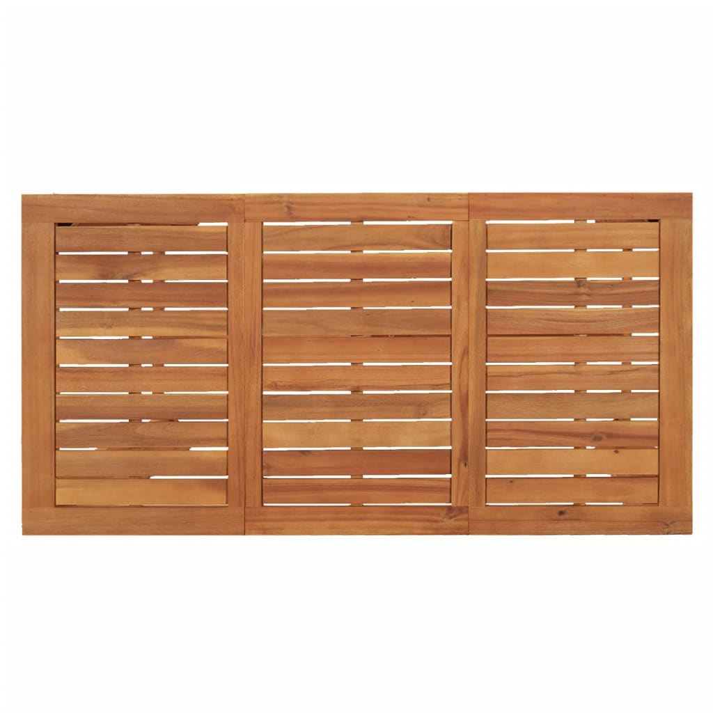 7-delige Tuinbarset massief acaciahout en poly rattan bruin is nu te koop bij PeponiXL, paradijselijk wonen!