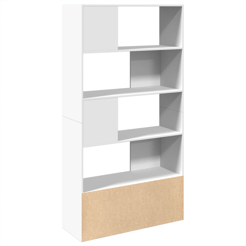 Boekenkast 100x36x189 cm bewerkt hout wit is nu te koop bij PeponiXL, paradijselijk wonen!