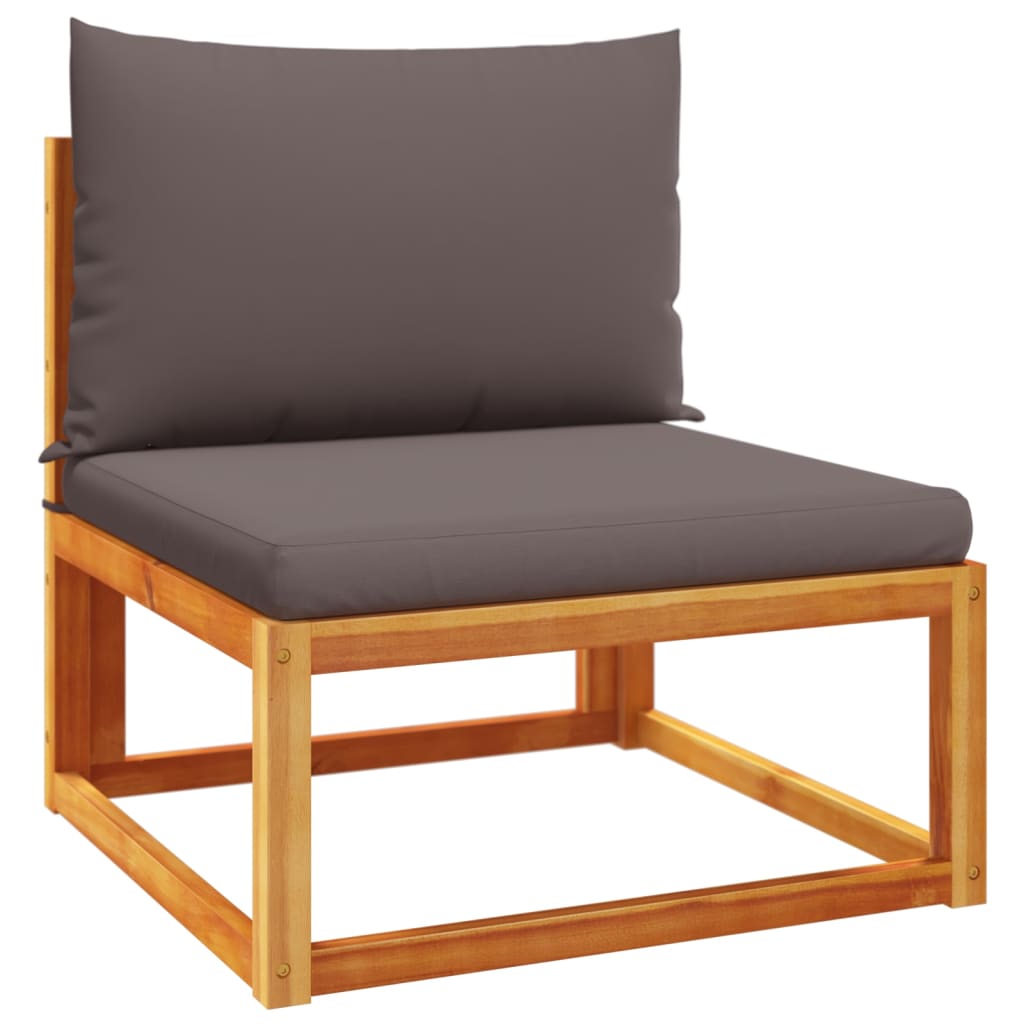 5-delige tuinbankset met kussens acaciahout & rotan is nu te koop bij PeponiXL, paradijselijk wonen!