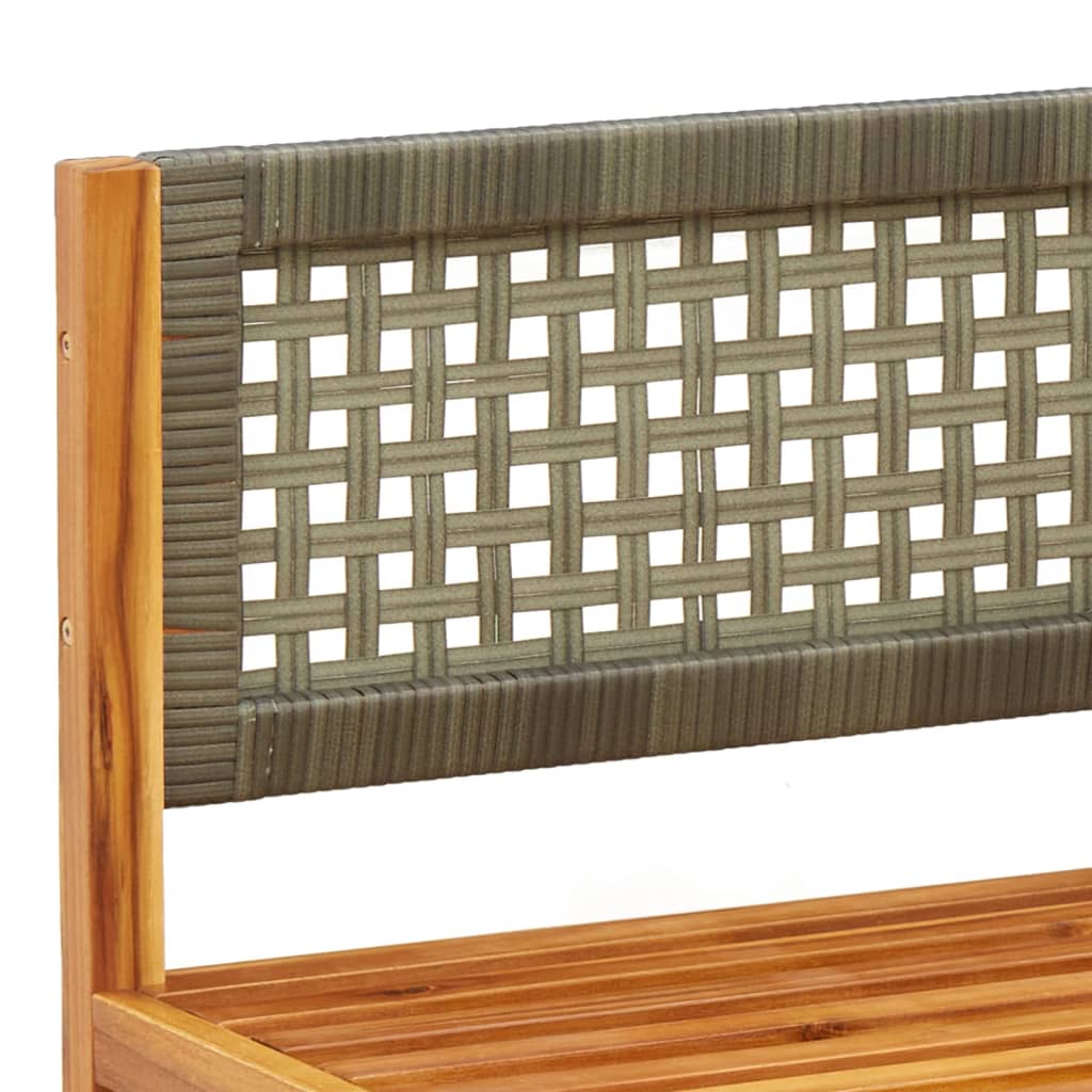 4-delige tuinbankset met kussens acaciahout & rotan is nu te koop bij PeponiXL, paradijselijk wonen!