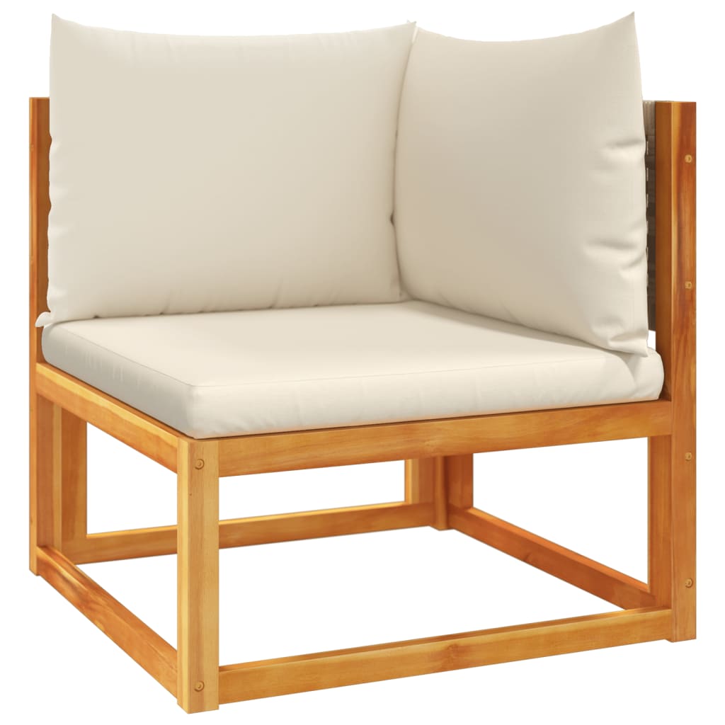4-delige tuinbankset met kussens acaciahout & rotan is nu te koop bij PeponiXL, paradijselijk wonen!