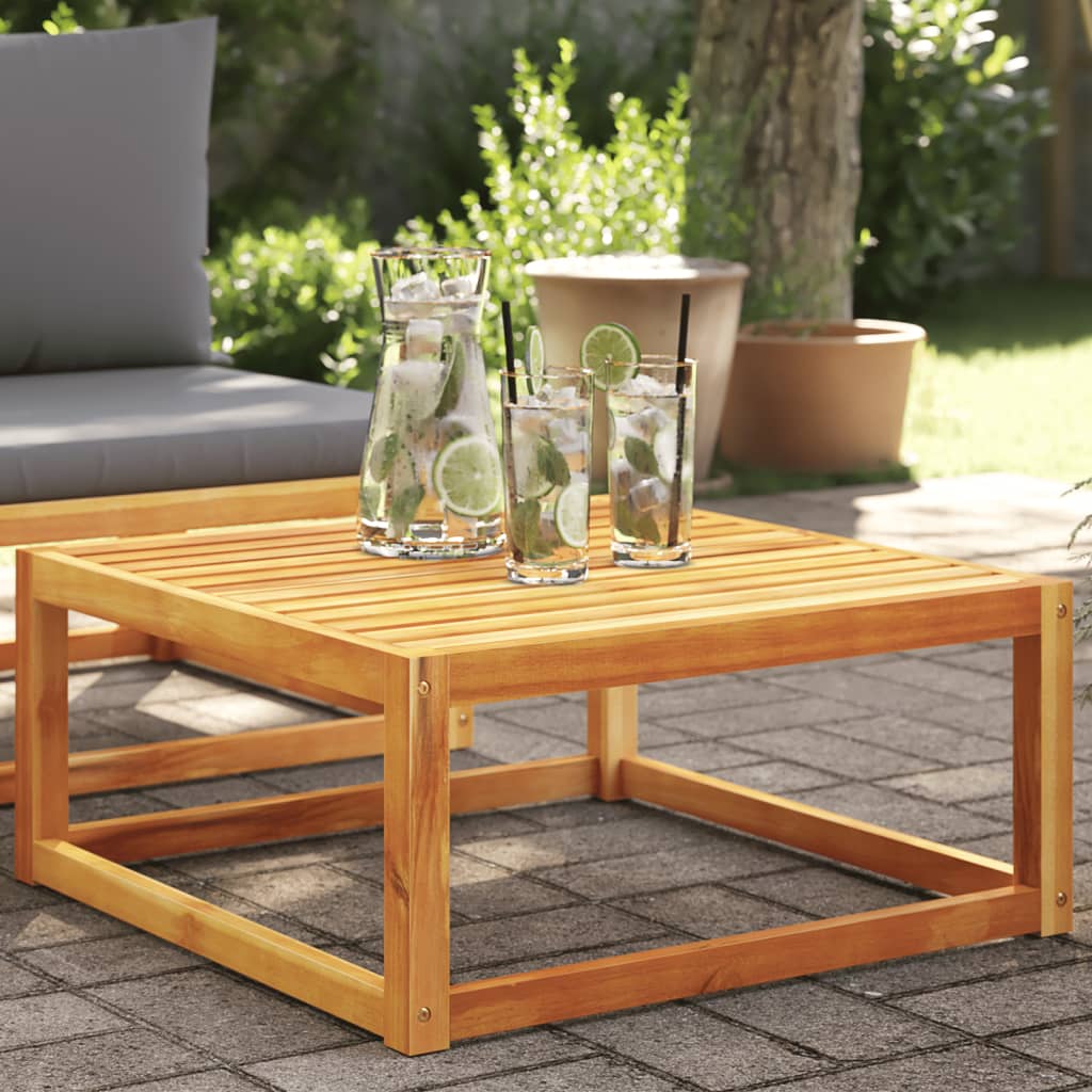 Tuintafel 65x65x29 cm massief acaciahout is nu te koop bij PeponiXL, paradijselijk wonen!