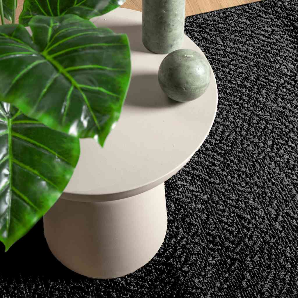 Vloerkleed ZIZUR binnen en buiten 200x290cm jute look antraciet is nu te koop bij PeponiXL, paradijselijk wonen!