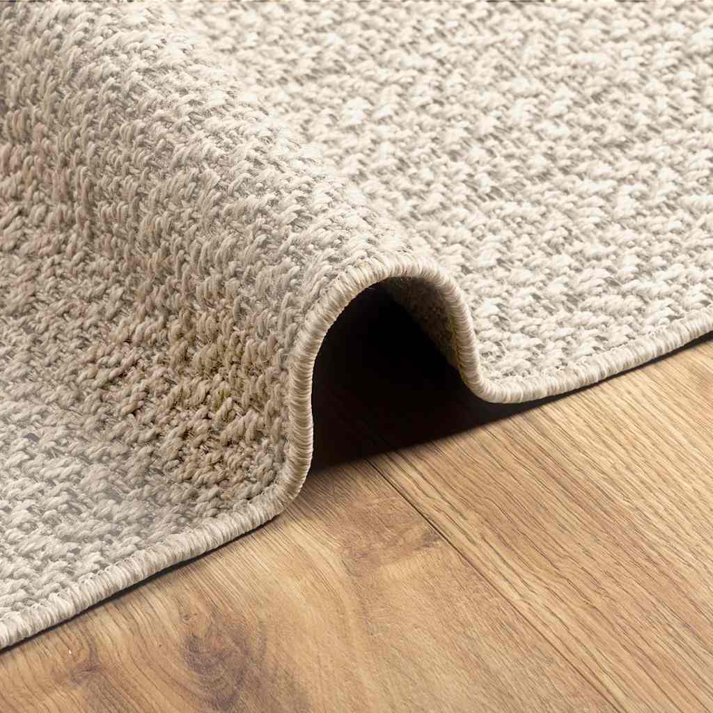 Vloerkleed ZIZUR room binnen en buiten 80x200 cm jute look is nu te koop bij PeponiXL, paradijselijk wonen!