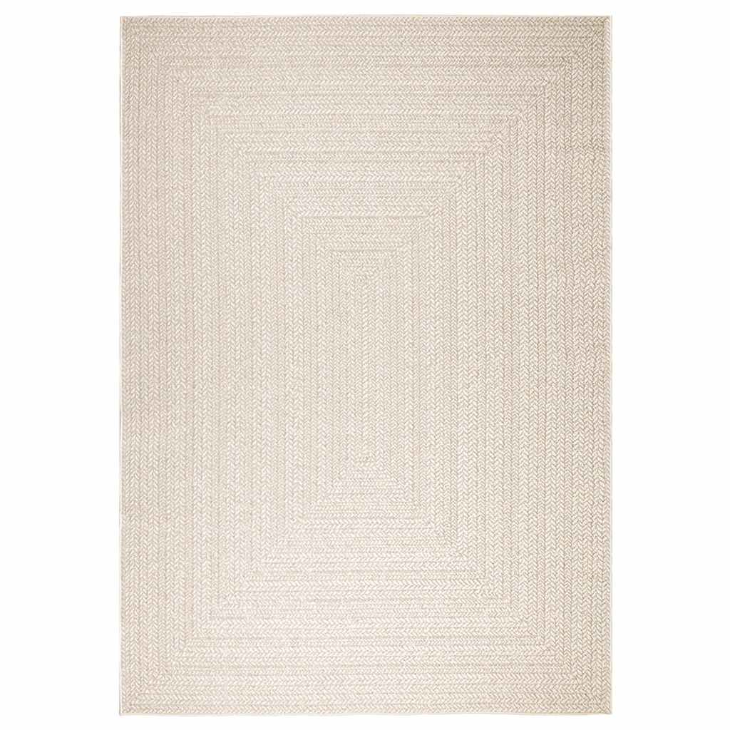 Vloerkleed ZIZUR room binnen en buiten 200x290 cm jute look is nu te koop bij PeponiXL, paradijselijk wonen!